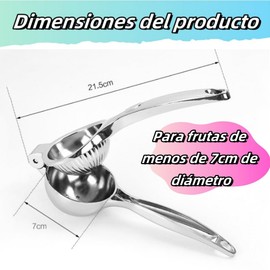 Lovgrin Exprimidor de Limones, Exprimidor de Naranjas Manual de Alta Resistencia, Cuenco Exprimidor de 7 cm, Accesorios de Cocina Exprimidor Manual Ergonómico de Cítricos Limón Cal