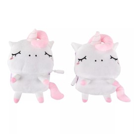 Smoko USB Angie Unicorn Hand Warmers, Kawaii Plush Fingerless Gloves