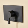 SOOOHOT Black Shower Head and Handle Set, Shower Faucet Set