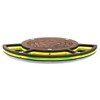 C4Labs Tri-Pocket Solid Walnut Top Dice Coasters: Laser Lime -