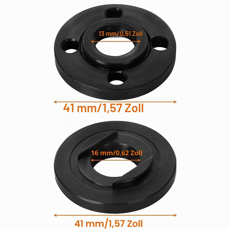 Set of 4 Replacement Parts Angle Grinder, Wrench Metal Lock