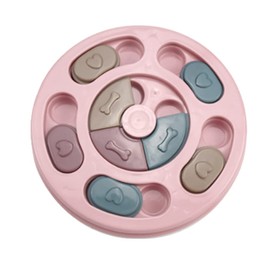 Mitas TN-PTTY Prevention Fast Eating Slow Food Educational Toy Pink Educational Toy Toy Toy for Dogs Dogs Dogs Pets Fast Eating Nose Work Food Bowl Food Bowl Snack Ball Treats Game Bait Container