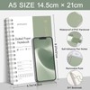 EMSHOI A5 Dotted Notebook, Spiral Notepad 150 Sheets/300 Pages, 100gsm,