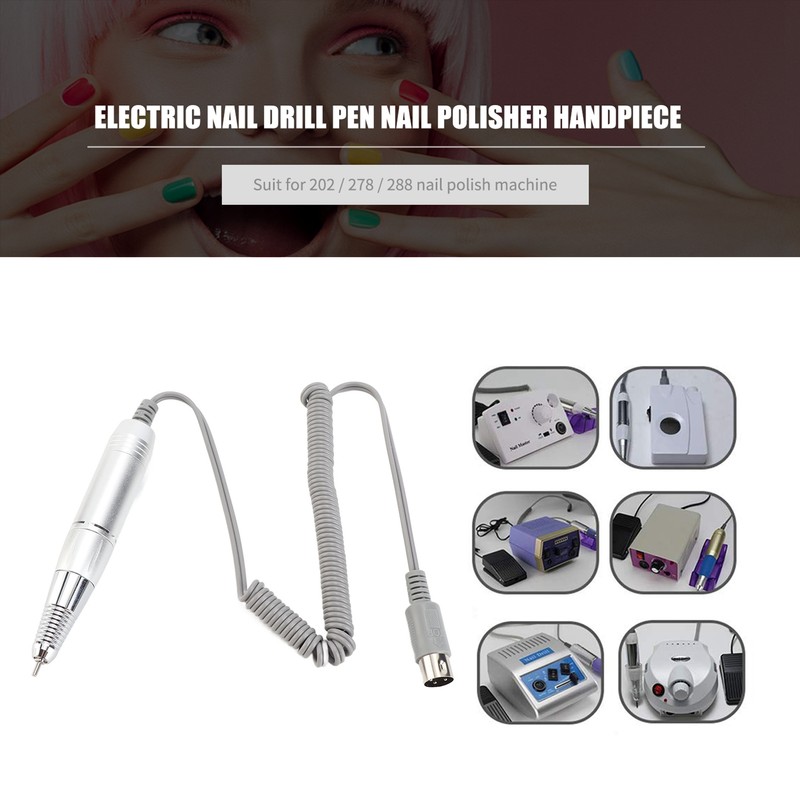 Nail Machine Handpiece Lightweight Easy to Operate Nail Drill Replacement