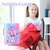 PESLNG Secret Diary Girl with Lock, Plush Notebook with Padlock,