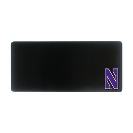 OTM Essentials Northwestern University Classic Cloth Desk Mat, Durable Office Supplies, Non-Slip Base, Responsive Desk Pad with Smooth Cloth Surface, Black