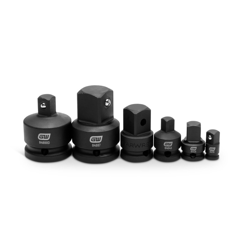 GEARWRENCH 6 Piece 1/4", 3/8", 1/2", 3/4" Drive Impact Adapter