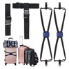 Bytebliss 4 Pack Luggage Straps Set,Suitcase, TSA Approved Travel Accessories