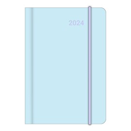 TRANSLUCENT 2024 - Diary - Book Calendar - Pocket Calendar - 8 x 11.5: Mini Flexi Diary EarthLine