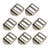 PATIKIL Ladder Lock Buckle Slider 25mm, 8 Pack Zinc Alloy