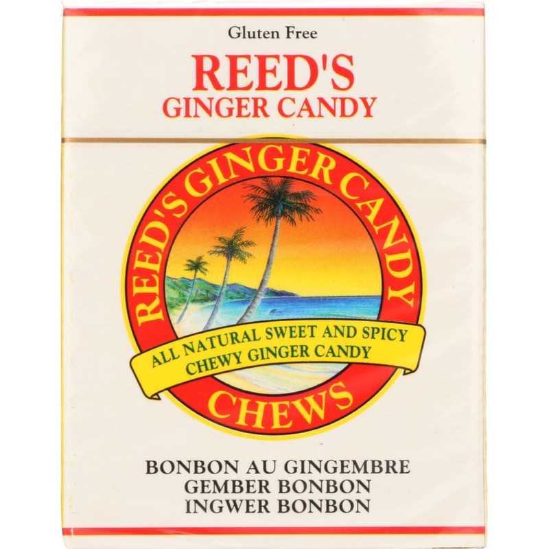Reed's Ginger Candy Chews Candy Rolls - 2 oz