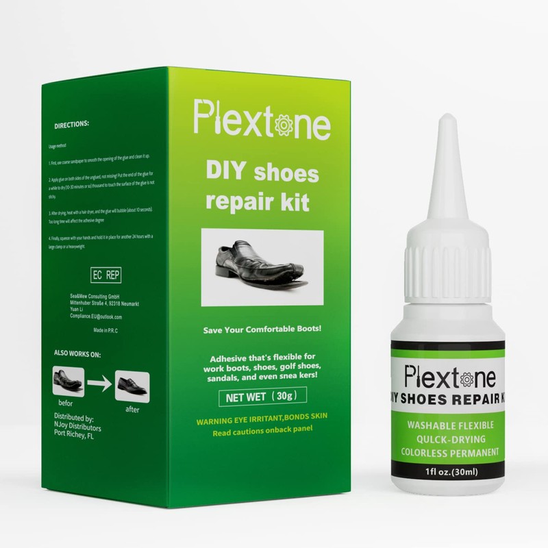 Plextone Shoe-Fix Glue Second-Generation High Viscosity Adhesives Quick Drying Professionals