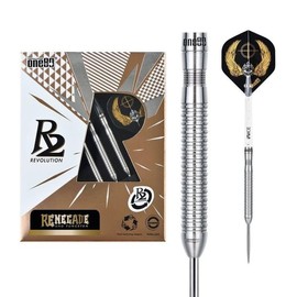 ONE80 Steel Darts R2 Revolution R2 Interchange Re-Negade 2.35 mm Point VHD Steeltip Dart Steel Dart with Interchangeable Tip Innovative Tip Change System (22 g)
