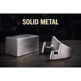 Military Challenge Coin Display Stand - Solid Metal with Anodized Finish - US Vet. Business (Two Pack Silver)