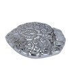 Natural Terahertz Pendant Peacock Pattern Carved Energy Stone Hanging Ornament