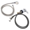 23.6in Faucet 47.2in Electro Polishing Hose High Pressure Sprayer Shampoo
