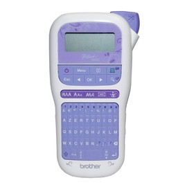 Brother PT-H200 Portable Labelling Machine for Creative Work and Home Organisation - Comes with 1 TZe Tape 12 mm Gold/White (4 m)