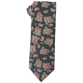An meets zakka R onesize retro pattern variation satin wide necktie, R