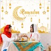 Ramadan Kareem Backdrop Banner,Ramadan Decorations for Home,Eid Festival Muslim Islam