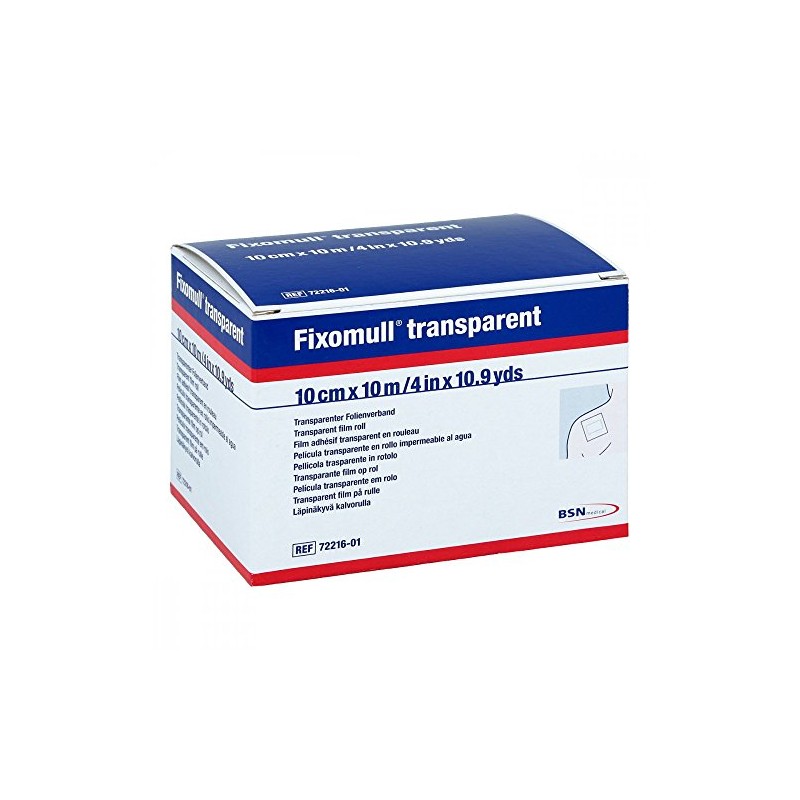 BSN Medical - Nastro adesivo Fixomull trasparente, 10 m x