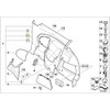 MINI R50 R53 Interior Trim Panel Clip Clamp 0766476 07130766476