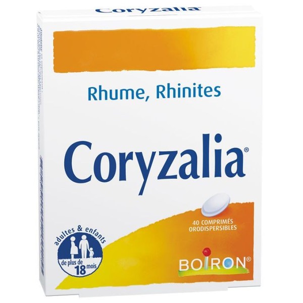 Boiron spécialités homéopathiques conseils CORYZALIA Rhumes Rhinites Homéopathie BOIRON