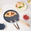JEETEE Crepe Pan Nonstick, 9.5 Inch Comales Para Tortillas Griddle