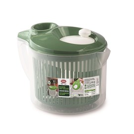 Snips 090068 Salad Spinner Wash & Dry Made in Italy 0% BPA and phthalate free + 3 L, Plastic, Green