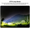 ST70 LED Powerful Handheld Flashlight 10000LM Waterproof 4 Modes Flashlight