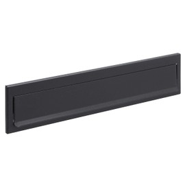 ARREGUI C614 Steel Maxi Mailboxes for Exterior Doors or Gates Outside Mailbox Opening 32.5 x 3 cm Weatherproof Dimensions 34.2 x 7.3 cm Black Textured
