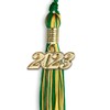 Endea Graduation Mixed Double Color Tassel with Gold Date Drop
