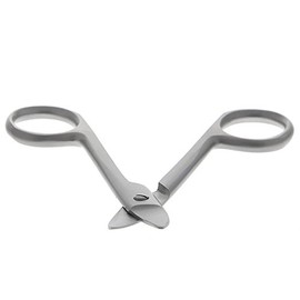 Kosmetex Extra Strong Toenail Scissors, Rustproof, 10.5 cm, Scissors for Strong Nails, Stainless Steel