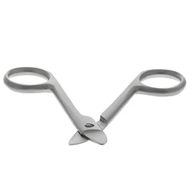 Kosmetex Extra Strong Toenail Scissors, Rustproof, 10.5 cm, Scissors for Strong Nails, Stainless Steel