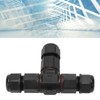 2 Pcs Tee Wire Connectors IP68 Waterproof 2 Pin 3