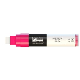 Liquitex Professional Paint Marker with 8-15 mm Wide Nib - Fluorescent Pink