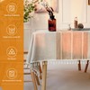 BESBESME Farmhouse Table Cloth Waterproof Boho Style,Kitchen Dining Room Briaded