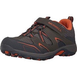 Merrell Boy's Trail Chaser Shoe, Gunsmoke/Orange, 6 Medium US Big Kid