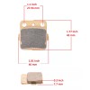 H&H Bros For Honda Foreman 500 Front Rear Brake Pads