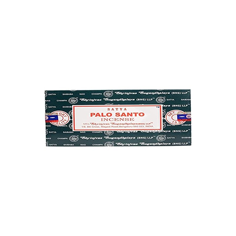 Satya INCESE Sticks, Nag Champa, Black, PALO Santo, 12 per