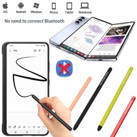 Fold7 Stylus Pen, spen pro replacement, Tablet Pen for All Touch Screens Input Pens pad pen for Galaxy Tab A9+, Compatible with Pads/Tablets/Android/iOS-Black