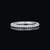JewelryPalace Half Eternity Cubic Zirconia Wedding Band Stacking Ring Ehancer
