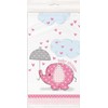 Girl Umbrellaphants Large Tablecover