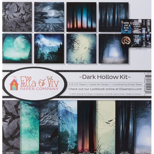 Ella & Viv by Reminisce EAV-1023 Dark Hallow Scrapbook Collection Kit