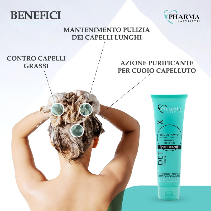 Ylatì Tricostamyl Cleansing Detox Shampoo 200 ml