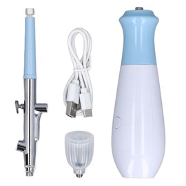 Professional Oxygen Facial Machine Face Skin Moisturizing 3 Levels Modes Handheld Water Oxygen Injection Airbrush Blue