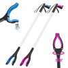 2-Pack 32inch Long Grabber Reacher Tool, Trash Picker Pick Up