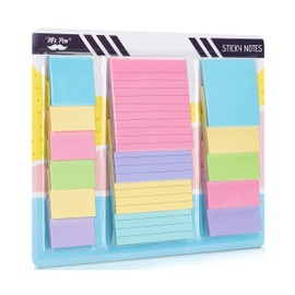 Mr. Pen- Sticky Notes Set, Assorted Sizes, 15 Pc, Pastel Colors, Sticky Notes, Sticky Note Pads, Sticky Notes Variety, Sticky Notes Pack, Sticky Note Set, Sticky Pads, Colored Sticky Notes