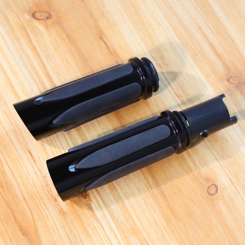 All Black Hand Grips Compatible for Harley Touring Street Road