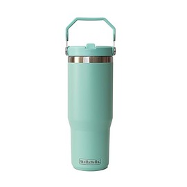 Stellabella 30oz Tumbler with Easy to Carry Handle (Teal)