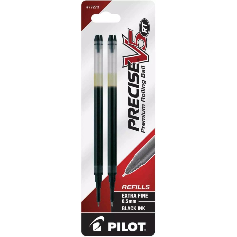 Pilot Precise V5 RT Rolling Ball Liquid Ink Refills, 0.5mm